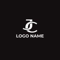 vetor inicial jc logotipo Projeto vetor