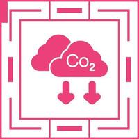 ícone de vetor de co2