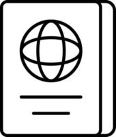 Passaporte ilustração vetor