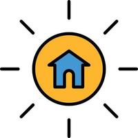 casa-solar-energia ilustração vetor