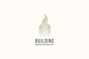 construção apartamento logotipo vetor ícone ilustração