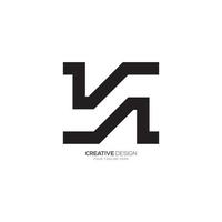carta n k moderno estilo único forma monograma logotipo conceito vetor