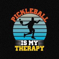 pickleball é meu terapia vetor