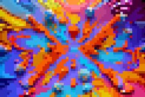 8 bits pixel abstrato vetor pano de fundo fundo cor colorida conceito criativo arte