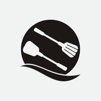 restaurante logotipo ilustração vetor