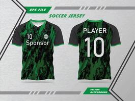 camiseta esporte Projeto modelo, futebol jérsei para corrida, ciclismo, futebol, jogos, motocross e Duplo lado brincar Projeto vetor