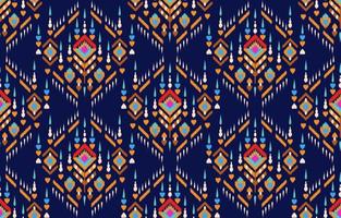 étnico nativo padronizar ikat desatado. tribal africano indiano tradicional bordado vetor fundo. asteca tecido tapete batik enfeite divisa têxtil decoração papel de parede