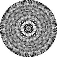 floral arte mandala. étnico Projeto ornamento. arabesco medalhão vetor