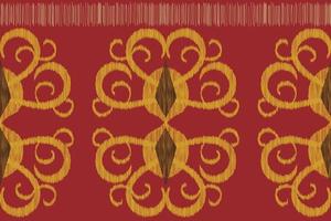 étnico ikat tecido padronizar geométrico estilo.africano ikat bordado étnico oriental padronizar vermelho fundo. resumo,vetor,illustration.for textura,vestuário,scraf,decoração,tapete. vetor