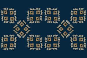 étnico ikat tecido padronizar geométrico estilo.africano ikat bordado étnico oriental padronizar marinha azul fundo. resumo,vetor,illustration.for textura,vestuário,scraf,decoração,tapete. vetor
