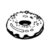 rosquinha. saboroso Comida. vetor clipart