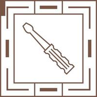 ícone de vetor de chave de fenda