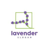 lavanda logotipo, simples elegante roxa flor plantar vetor, cumprimento cartão projeto, bandeira, flor ornamento, lavanda mão desenhado casamento, ícone símbolo ilustração vetor