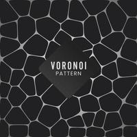 geométrico Preto e branco Voronoi padronizar blocos textura fundo vetor