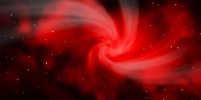 padrão de vetor vermelho escuro com estrelas abstratas.