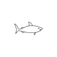 Tubarão vetor ícone ilustração