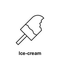 sorvete vetor ícone ilustração