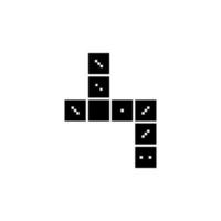 karaokê, dominó, jogos vetor ícone ilustração