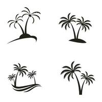 tropical ilha ilustração Projeto modelo vetor