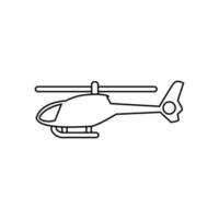 helicóptero vetor ícone. aeronave ilustração placa. mosca símbolo. CIA aérea logotipo isolado em branco fundo.