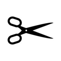 tesouras vetor ícone. barbeiro ilustração placa. cortar símbolo. cabeleireiro logotipo.