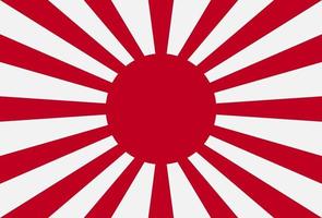 vetor da bandeira do sol nascente do japão