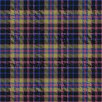 vetor de padrão xadrez, fundo de tecido tartan