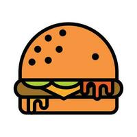 hamburguer vetor ilustração para logotipo ou ícone