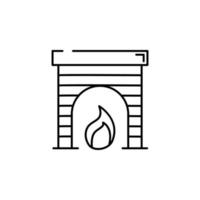 forno, aquecedor fogão vetor ícone ilustração