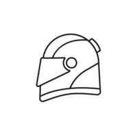 capacete, corrida vetor ícone ilustração