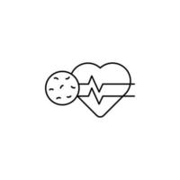 cardiograma vetor ícone ilustração