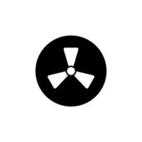perigo, energia, nuclear vetor ícone ilustração