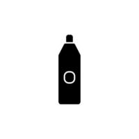 garrafa, bebida, plástico vetor ícone ilustração