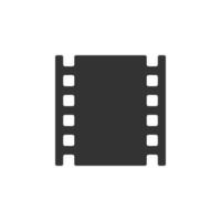 filme filme isolado simples vetor ícone ilustração