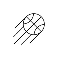 ilustração de ícone de vetor de bola