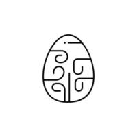 celebração, páscoa, ovo vetor ícone ilustração