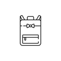 mochila, bagagem vetor ícone ilustração