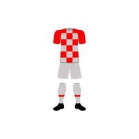 Croácia nacional futebol Formato vetor ícone ilustração