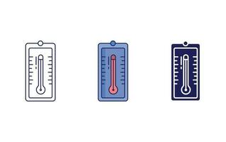ícone de vetor de termômetro