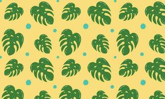 tropical fundo com lindo folhas vetor