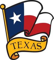 bandeira do texas vetor