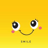 smile icon logo vector template design