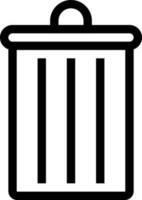 ilustração vetorial de caixote do lixo em ícones de símbolos.vector de qualidade background.premium para conceito e design gráfico. vetor