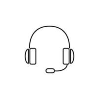 música fone de ouvido dispositivo vetor ilustração. Esportes e lazer ou  tecnologia objeto ícone conceito. sem fio fone de ouvido para jogos e música  vetor Projeto com sombra. música estúdio logotipo Projeto.