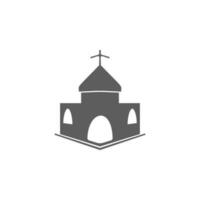 3d Igreja vetor ícone ilustração
