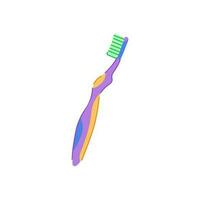 pasta de dentes escova de dente dental desenho animado vetor ilustração