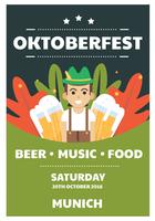 Design De Vetor De Oktoberfest