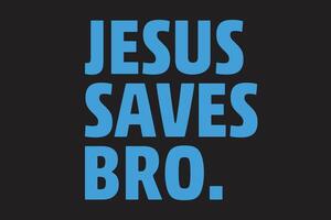 Jesus Salve  Mano camiseta Projeto vetor