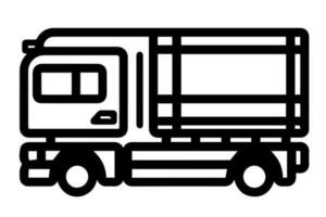 caminhão vetor ícone retro transporte Entrega veículo