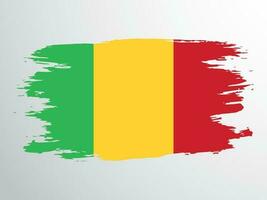 escova vetor bandeira do mali
